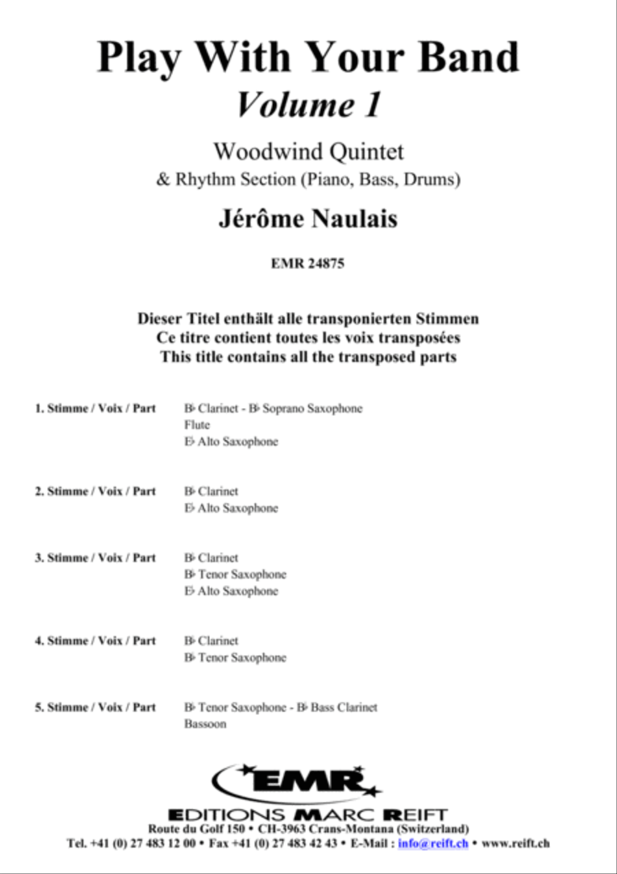 Play With Your Band Volume 1 Woodwind Quartet scores gallery preview page 3