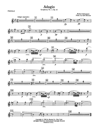 Adagio Symphony No. 2, Op. 61 - Piccolo
