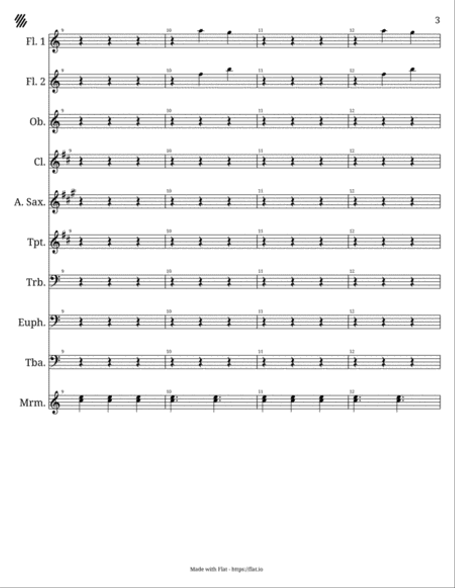 Storm at Sea Large Ensemble scores gallery preview page 3