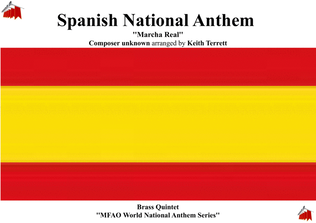 Book cover for Spanish National Anthem ''Marcha Real'' for Brass Quintet