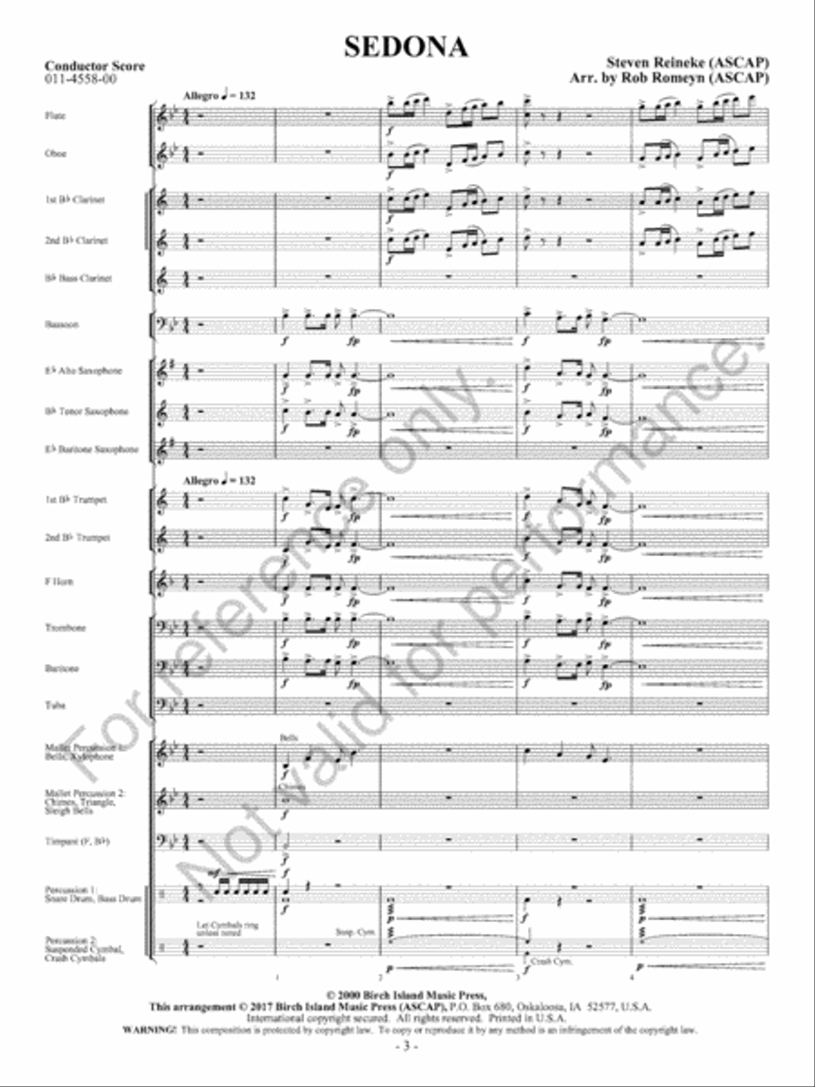 Sedona Concert Band scores gallery preview page 4