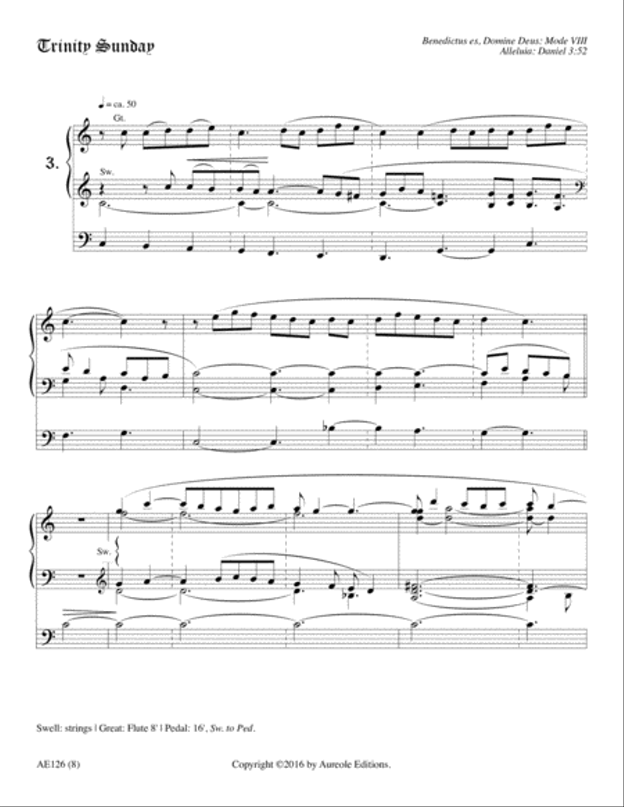 A Gregorian Liturgical Year for Organ, Volume 3 Organ scores gallery preview page 24