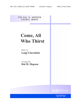 Book cover for Come, All Who Thirst