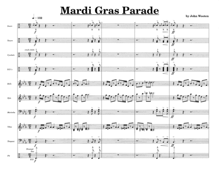 Mardi Gras Parade w/Tutor Tracks