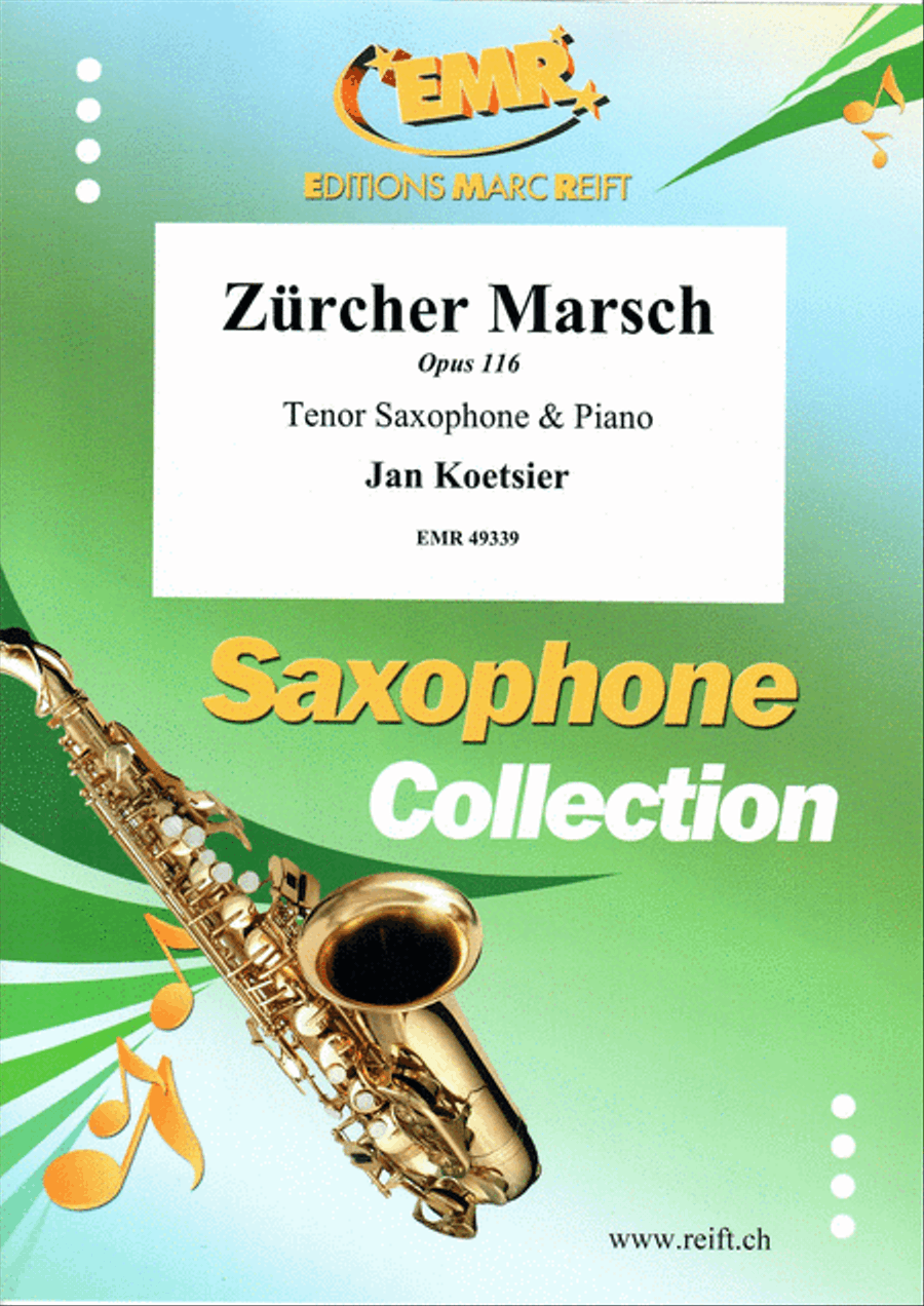 Zurcher Marsch Zurcher Marsch Tenor Saxophone scores gallery preview page 1