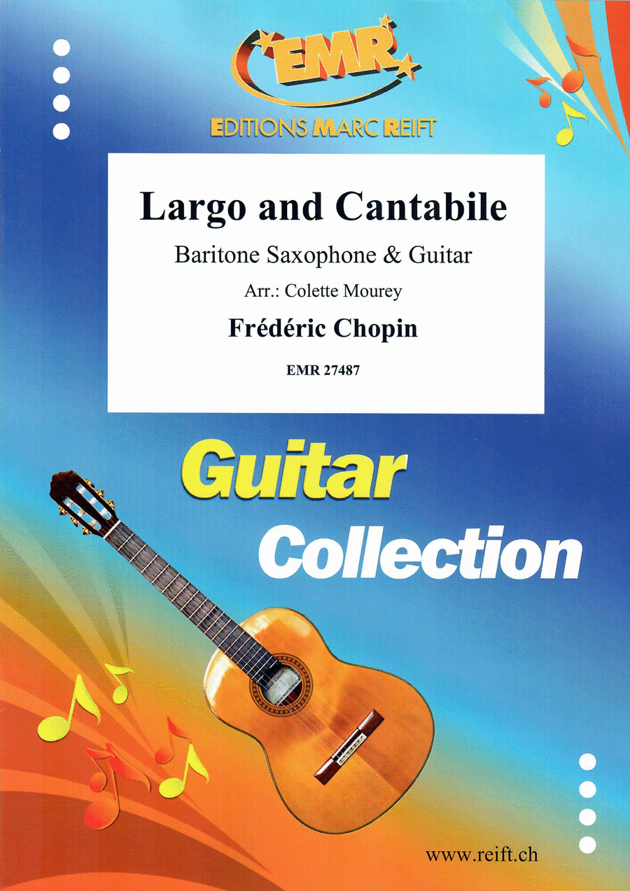 Largo and Cantabile Largo and Cantabile Baritone Saxophone scores gallery preview page 1