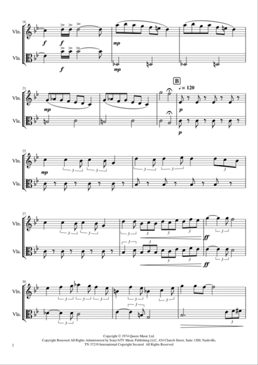 Killer Queen Set of Parts scores gallery preview page 2