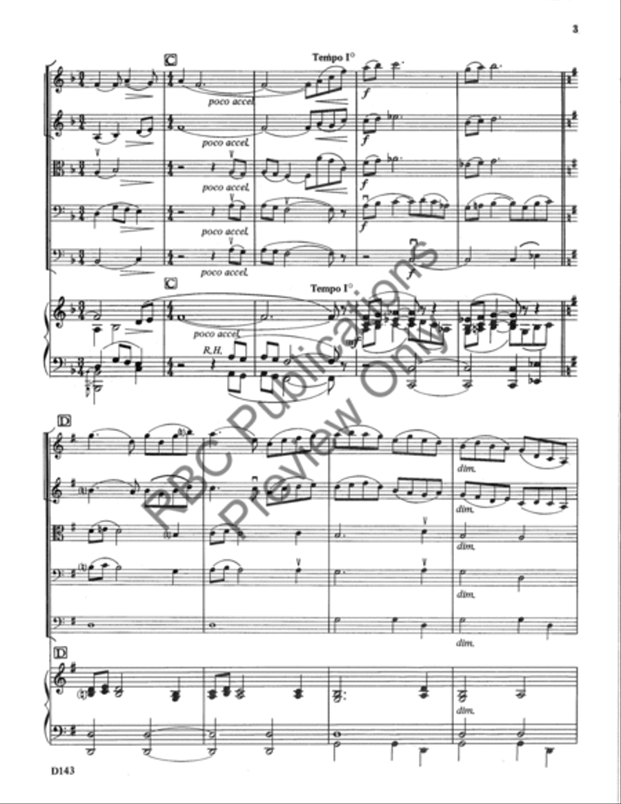 He's Gone Away (Score) He's Gone Away (Score) String Orchestra scores gallery preview page 5