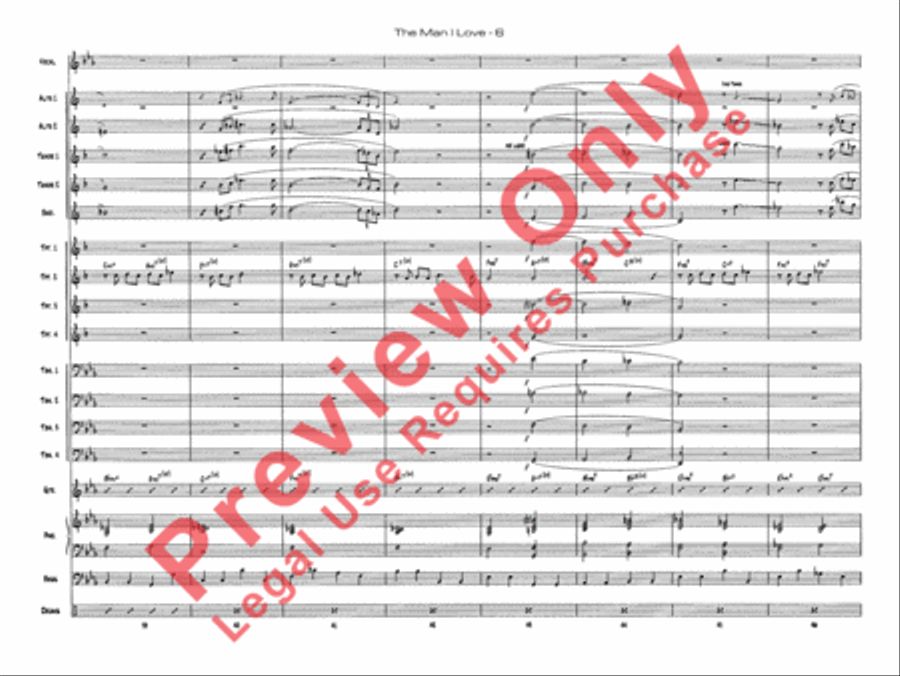 The Man I Love The Man I Love Jazz Ensemble scores gallery preview page 9