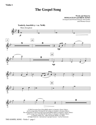The Gospel Song - Violin 1