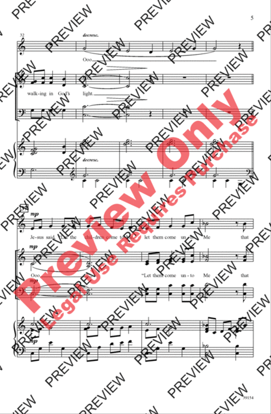 All God's Children All God's Children 4-Part scores gallery preview page 5