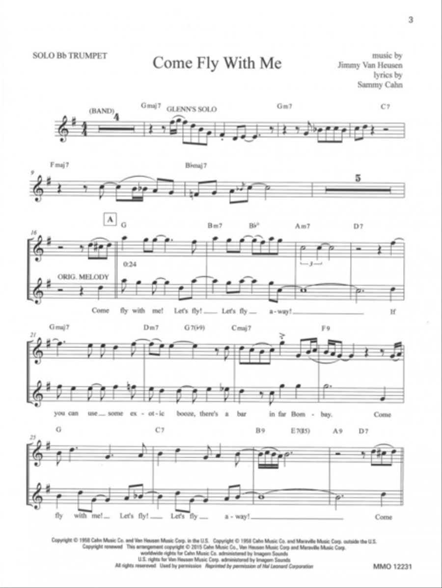 Come Fly with Me - Trumpet image number null