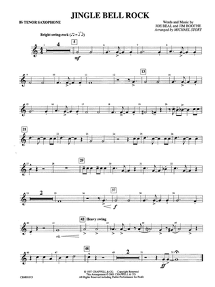 Jingle Bell Rock: B-flat Tenor Saxophone