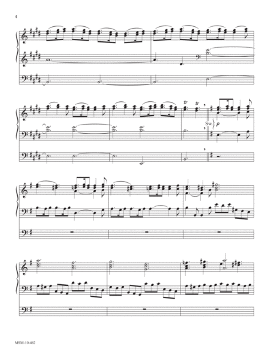 Allegro from La Primavera “Spring” Organ scores gallery preview page 2