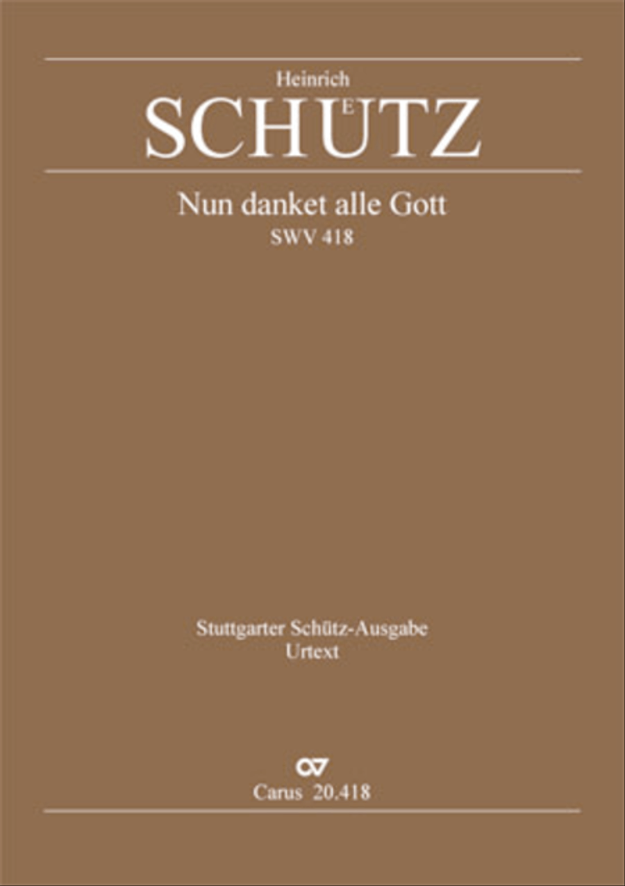 Now thank we all our God (Nun danket alle Gott) 4-Part scores gallery preview page 1