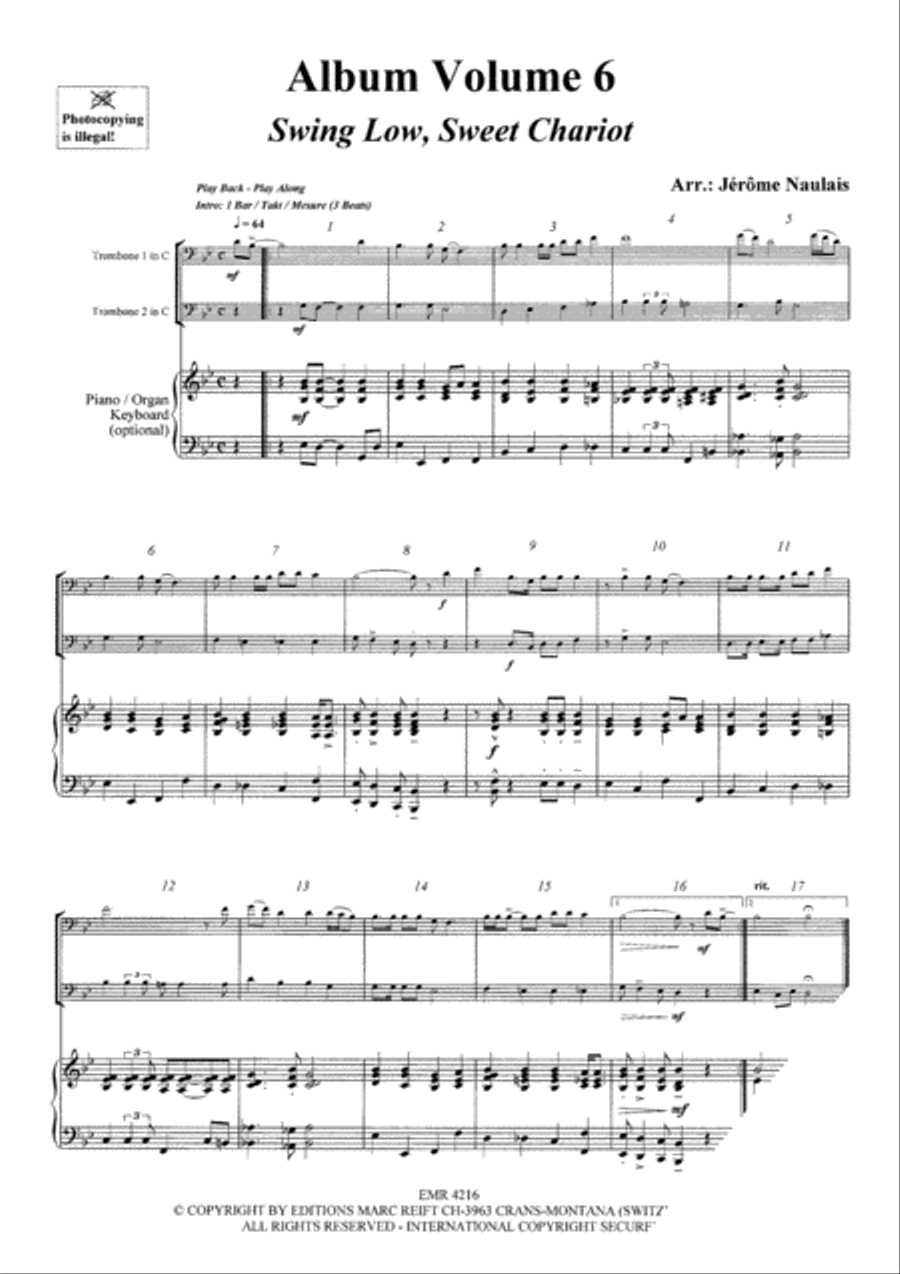 Album Volume 6 Trombone Duet scores gallery preview page 3
