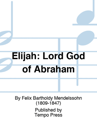 Book cover for ELIJAH: Lord God of Abraham