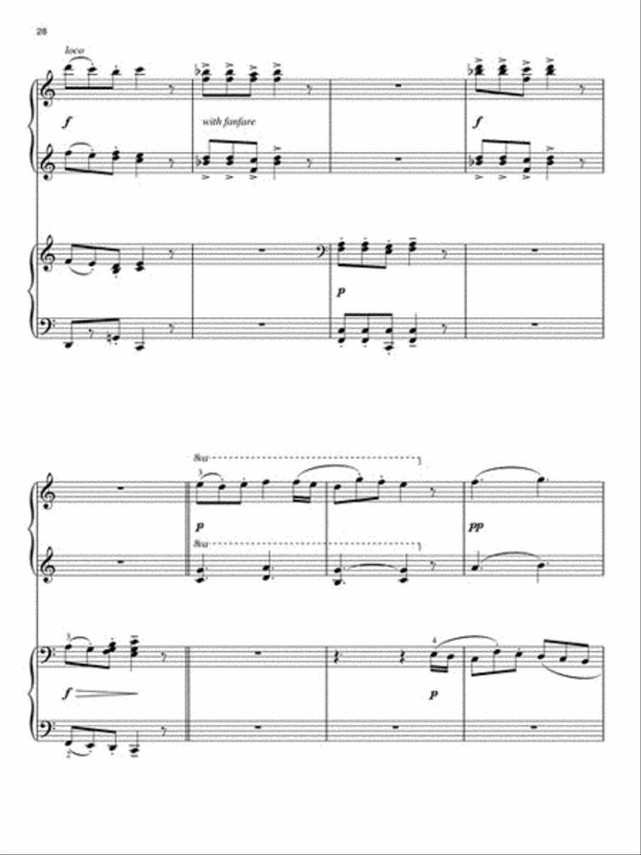 Praise & Worship Duets 1 Piano, 4-Hands scores gallery preview page 5