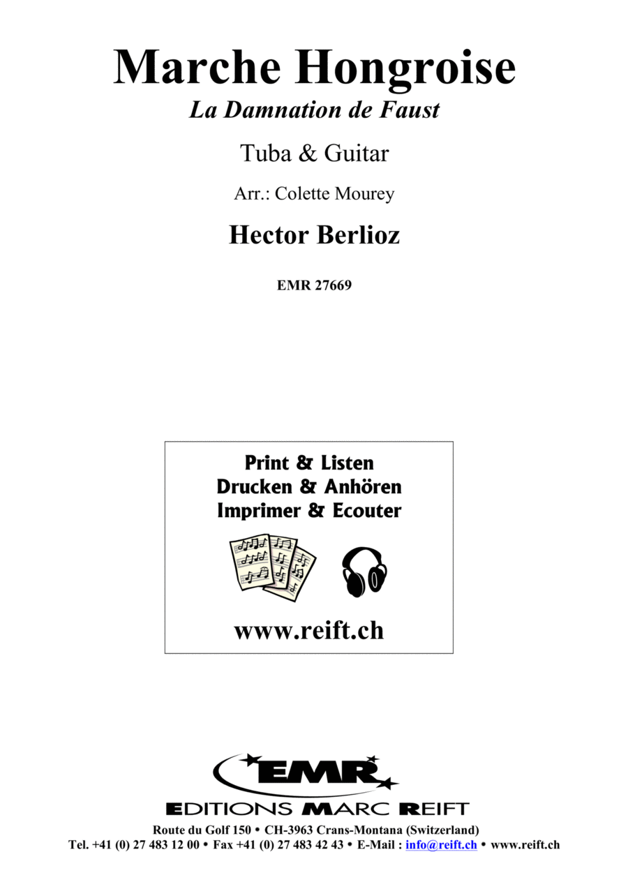 Marche Hongroise Marche Hongroise Tuba scores gallery preview page 1