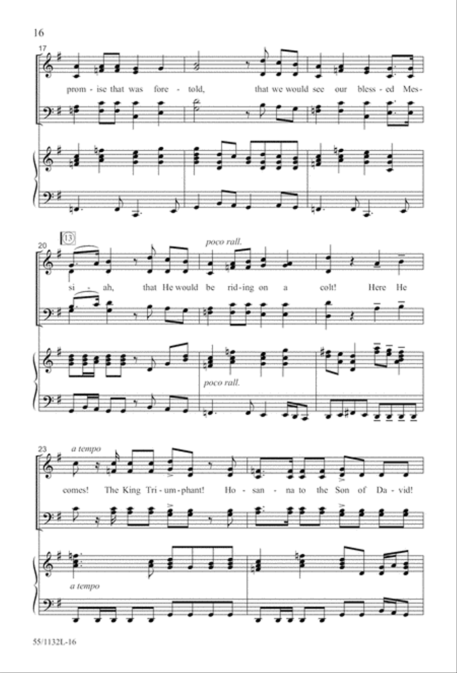 Journey to the Cross 4-Part scores gallery preview page 16