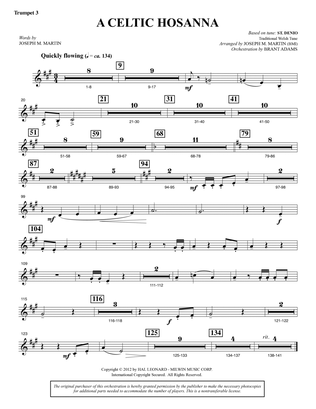 A Celtic Hosanna - Bb Trumpet 3