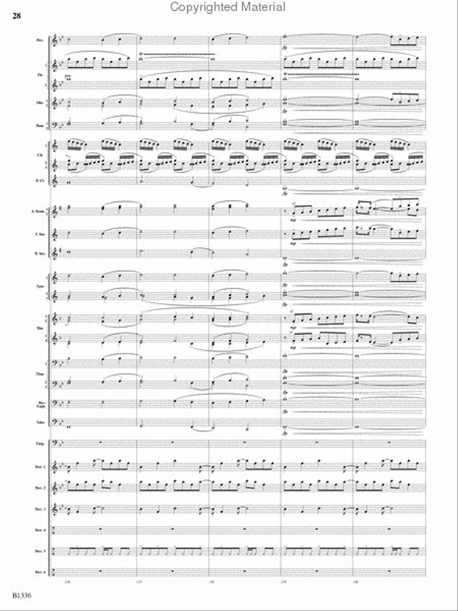 Dreams and Proclamations Concert Band scores gallery preview page 27