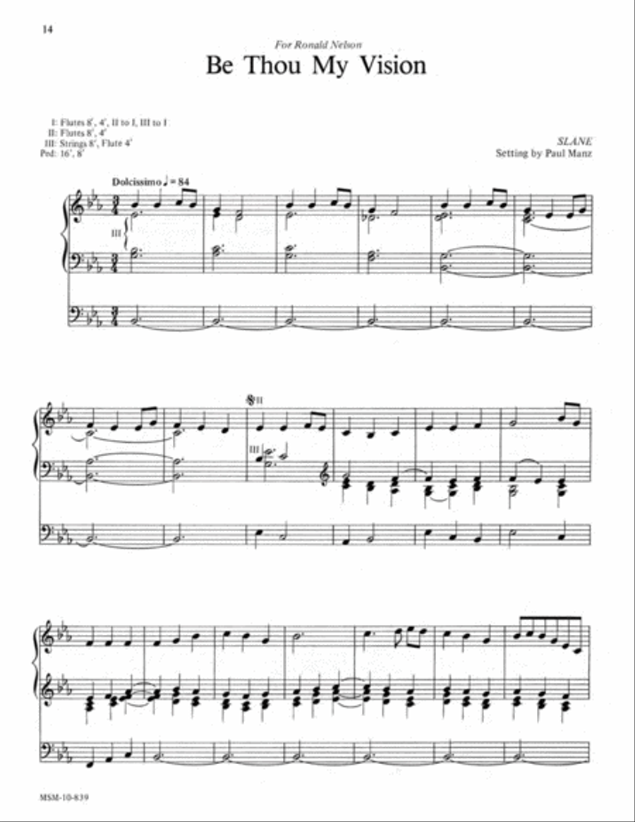 Improvisations on Great Hymns of Faith Organ scores gallery preview page 8