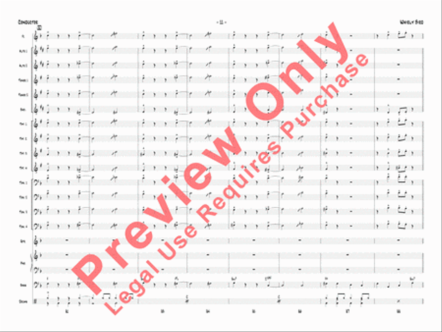 Whirly Bird Whirly Bird Jazz Ensemble scores gallery preview page 14