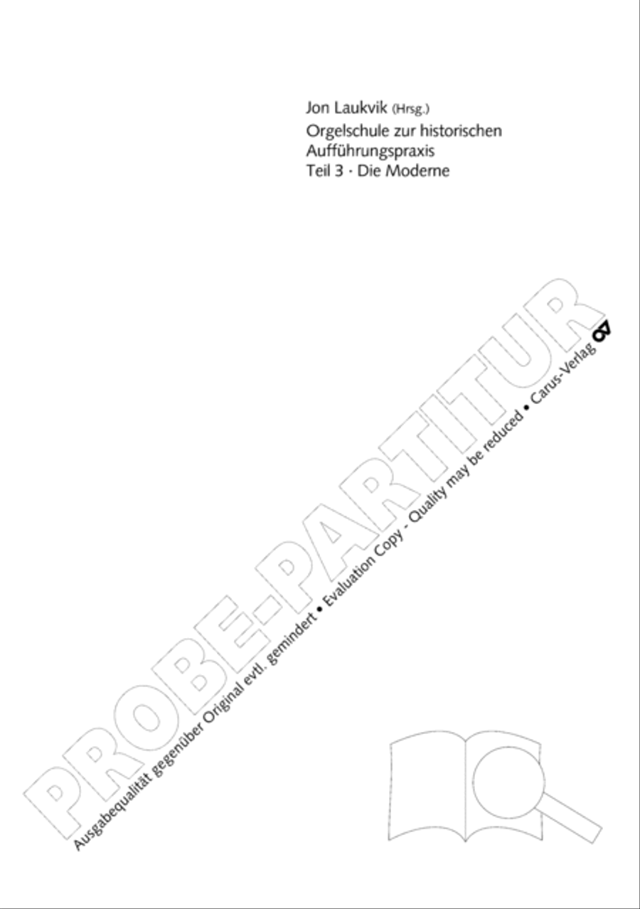 Orgelschule zur historischen Auffuhrungspraxis Organ Solo scores gallery preview page 2