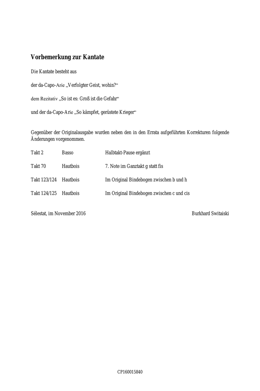 Harmonischer Gottesdienst TWV 1:1467 Verfolgter Geist, wohin? Oboe Solo scores gallery preview page 3