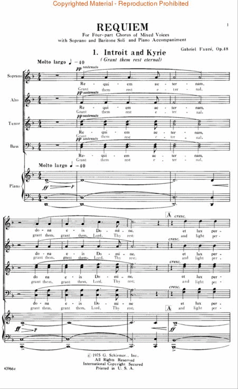Requiem 4-Part scores gallery preview page 2