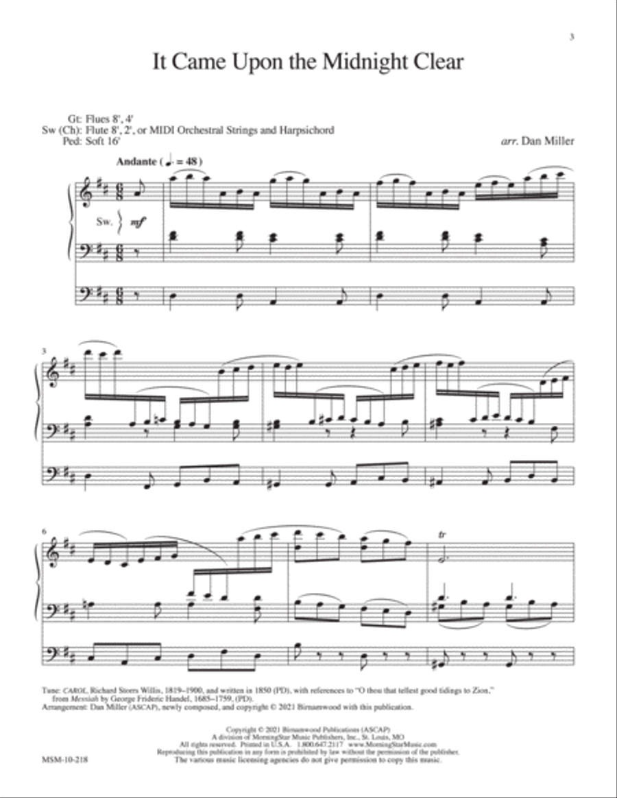 Two Carols for Organ Two Carols for Organ Organ Solo scores gallery preview page 2
