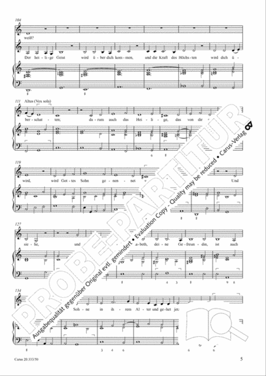 The annunciation SSATB scores gallery preview page 6