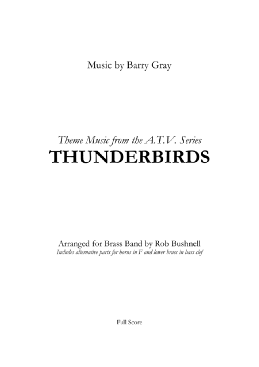 Thunderbirds Brass Band scores gallery preview page 2