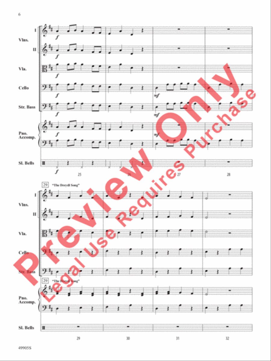 Pizzicato Holidays String Orchestra scores gallery preview page 7