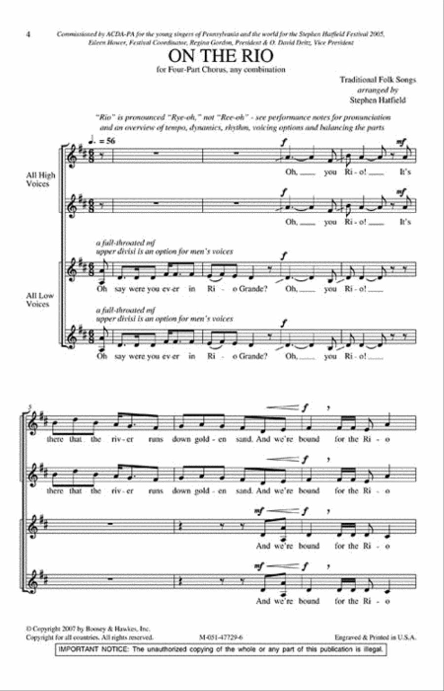 On the Rio 4-Part scores gallery preview page 2