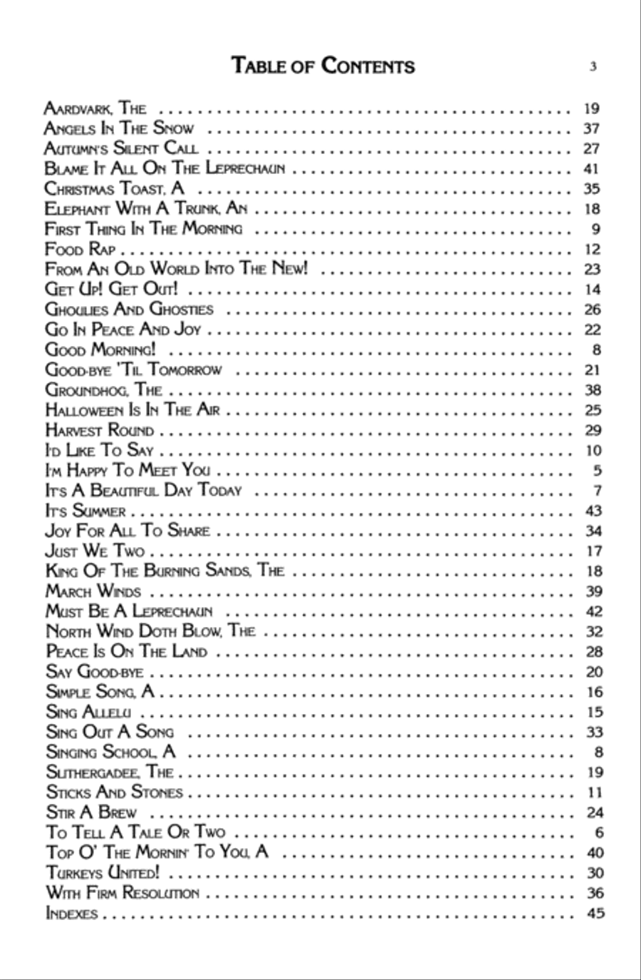 'Round We Go! Voice scores gallery preview page 2
