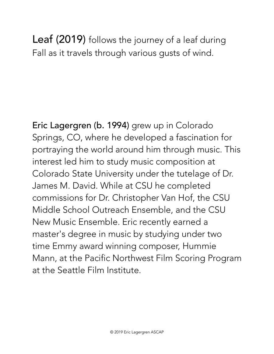 Leaf Woodwind Ensemble scores gallery preview page 2