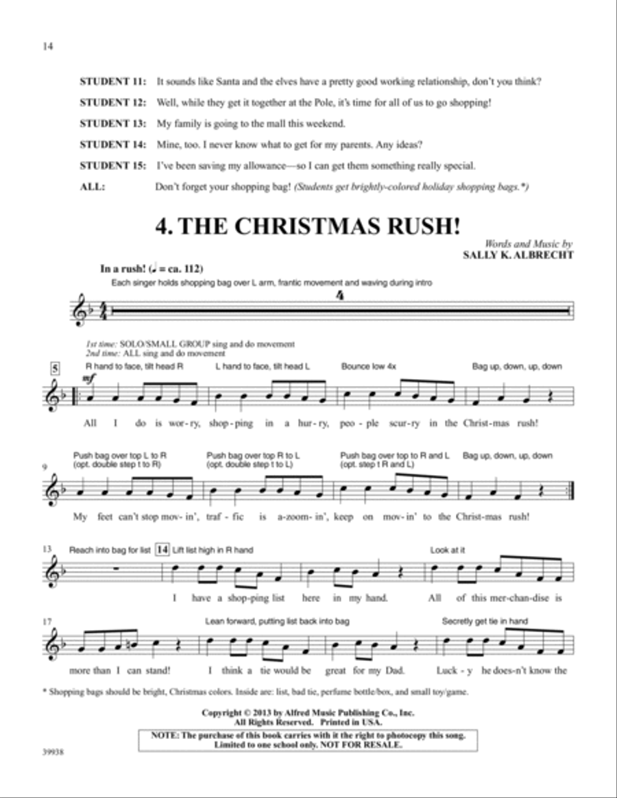 Crazy Christmas! Crazy Christmas! Voice scores gallery preview page 11