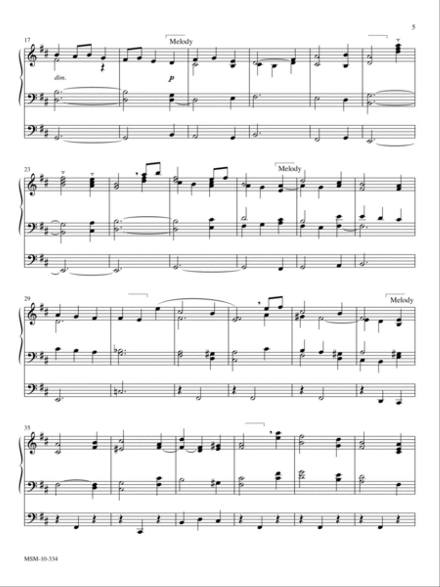 When I Survey the Wondrous Cross Organ scores gallery preview page 2