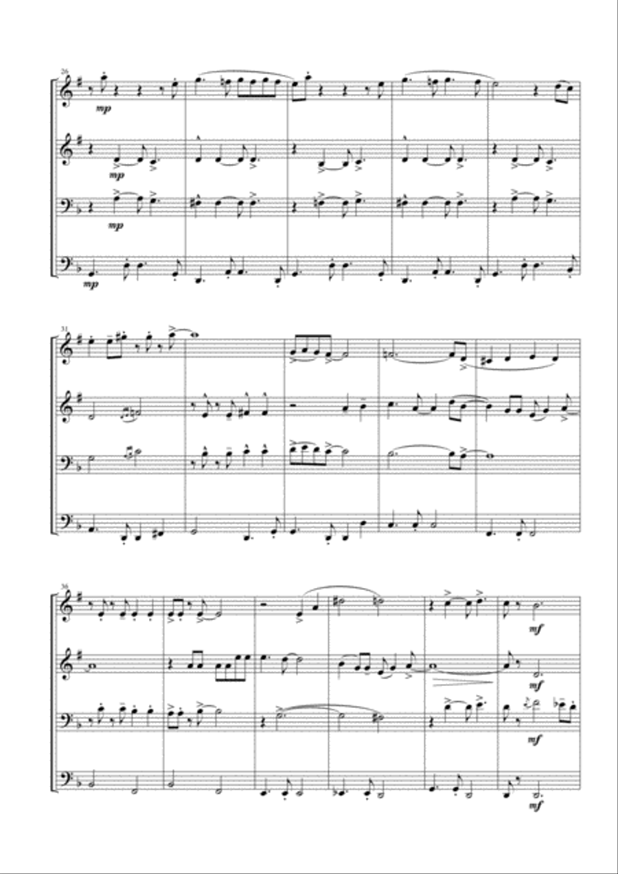 Mas Que Nada Mas Que Nada Brass Ensemble scores gallery preview page 3