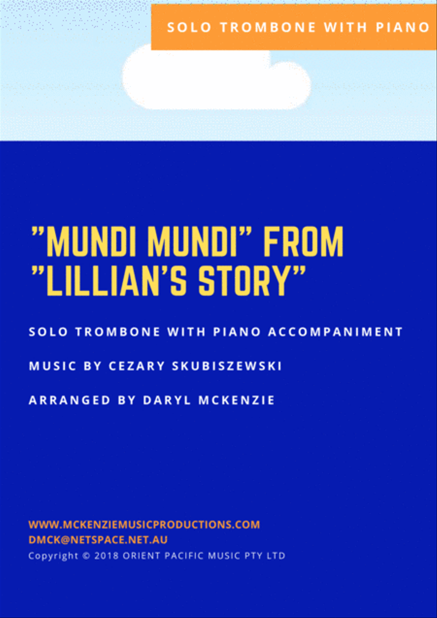 Mundi Mundi Piano scores gallery preview page 1