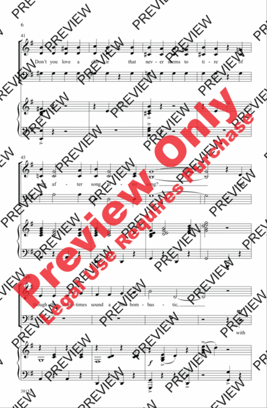 Give Me a Choral Medley! 3-Part scores gallery preview page 6