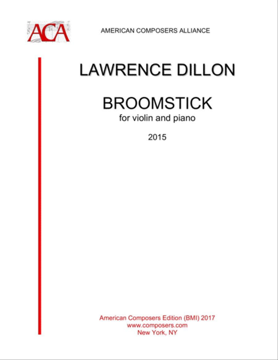 [Dillon] Broomstick Violin Solo scores gallery preview page 1