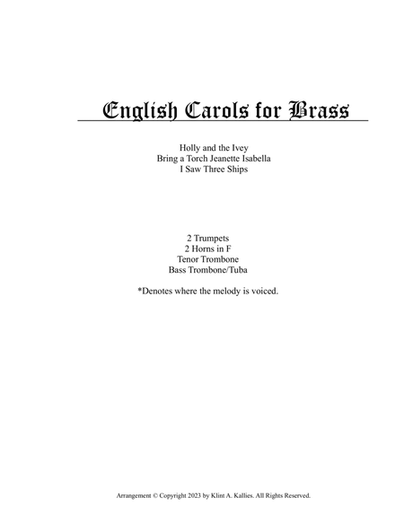 English Carols for Brass image number null