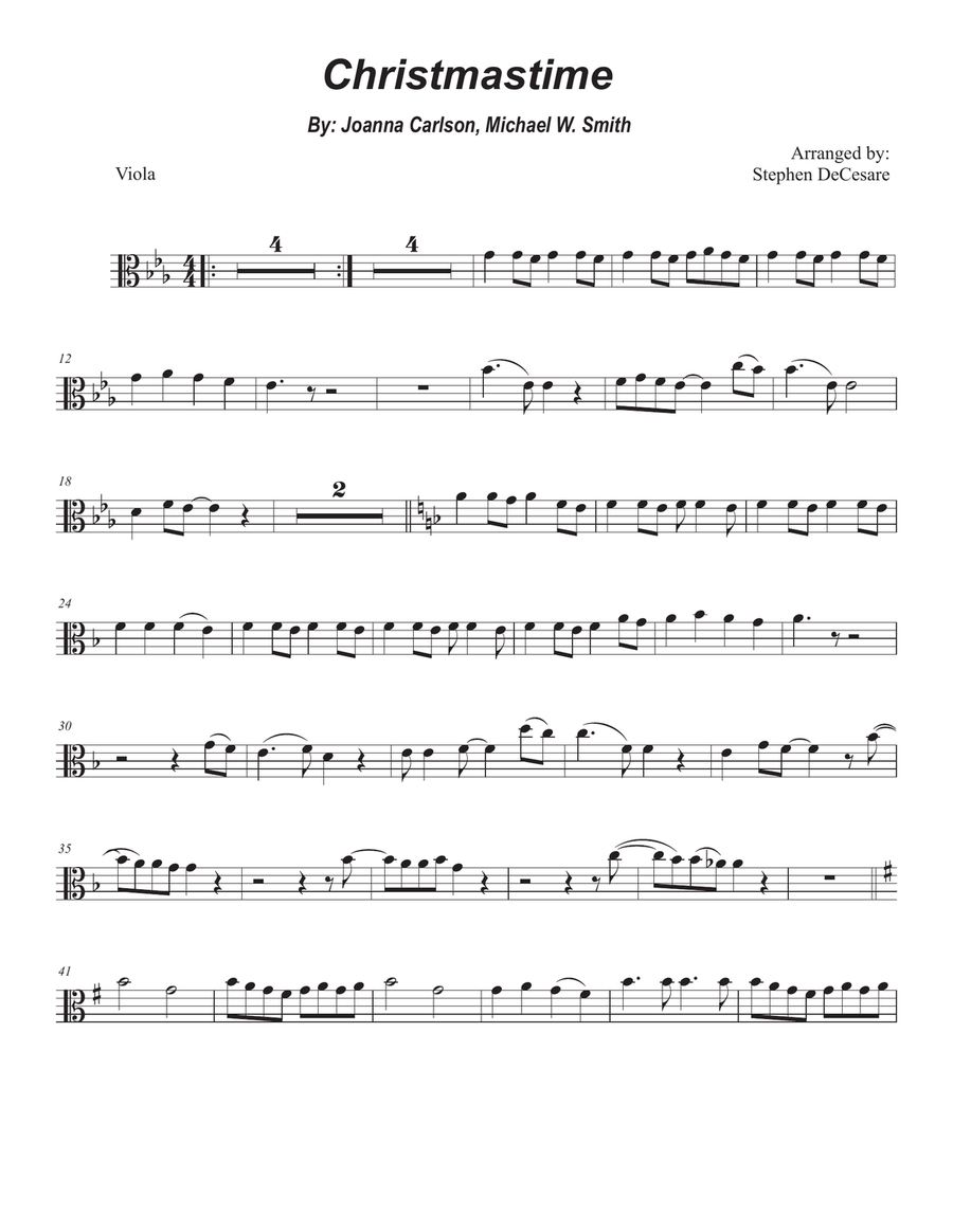 Christmastime String Duet scores gallery preview page 5