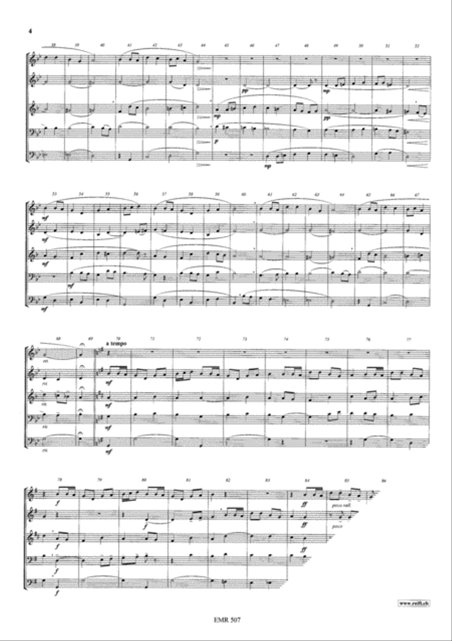 Suite Bretonne Brass Quintet scores gallery preview page 4
