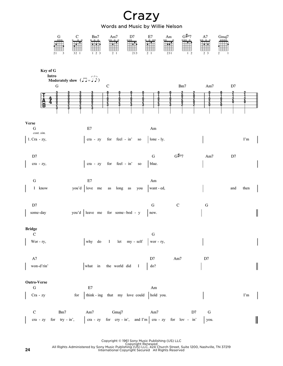 Crazy Acoustic Guitar scores gallery preview page 1