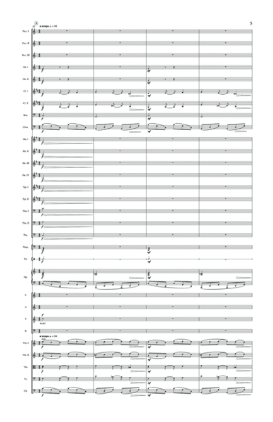 A DREAM (SATB Chorus [divisi] and Orchestra) - Full Score & Parts image number null