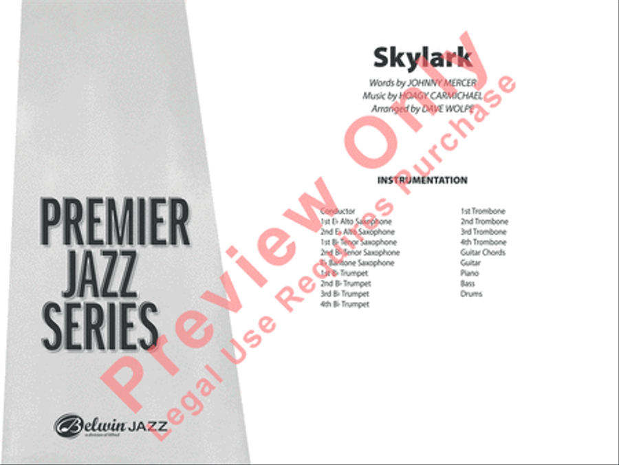 Skylark Jazz Ensemble scores gallery preview page 2